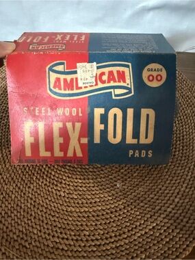Flex-Fold Steel Wool Pads - Red & Blue Packaging